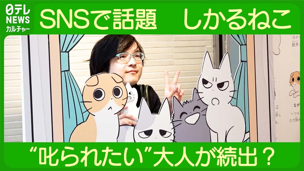 叱ってくれるキャラクター&ldquo;しかるねこ&rdquo;　人気の背景には&ldquo;怒られることが少ない&rdquo;現代人の需要　#しかるねこ