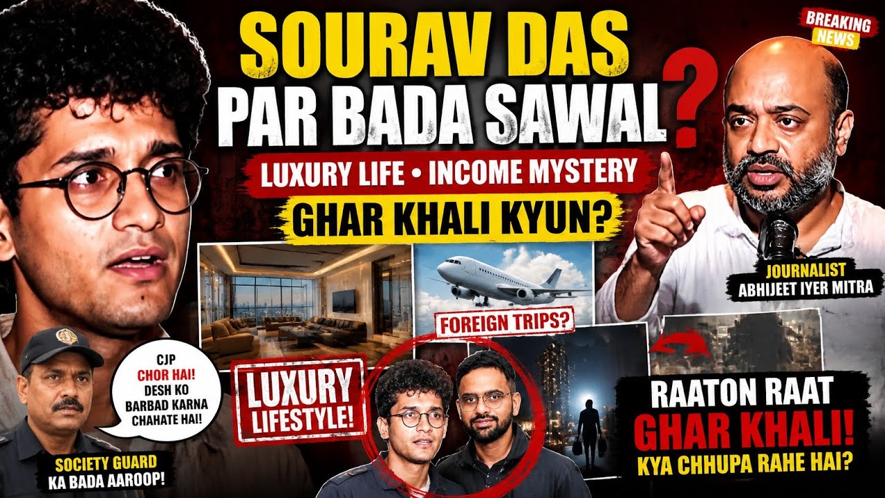 Why did Sourav Das vacate his house overnight? Sourav Das EXPOSED or just a political target? Who...