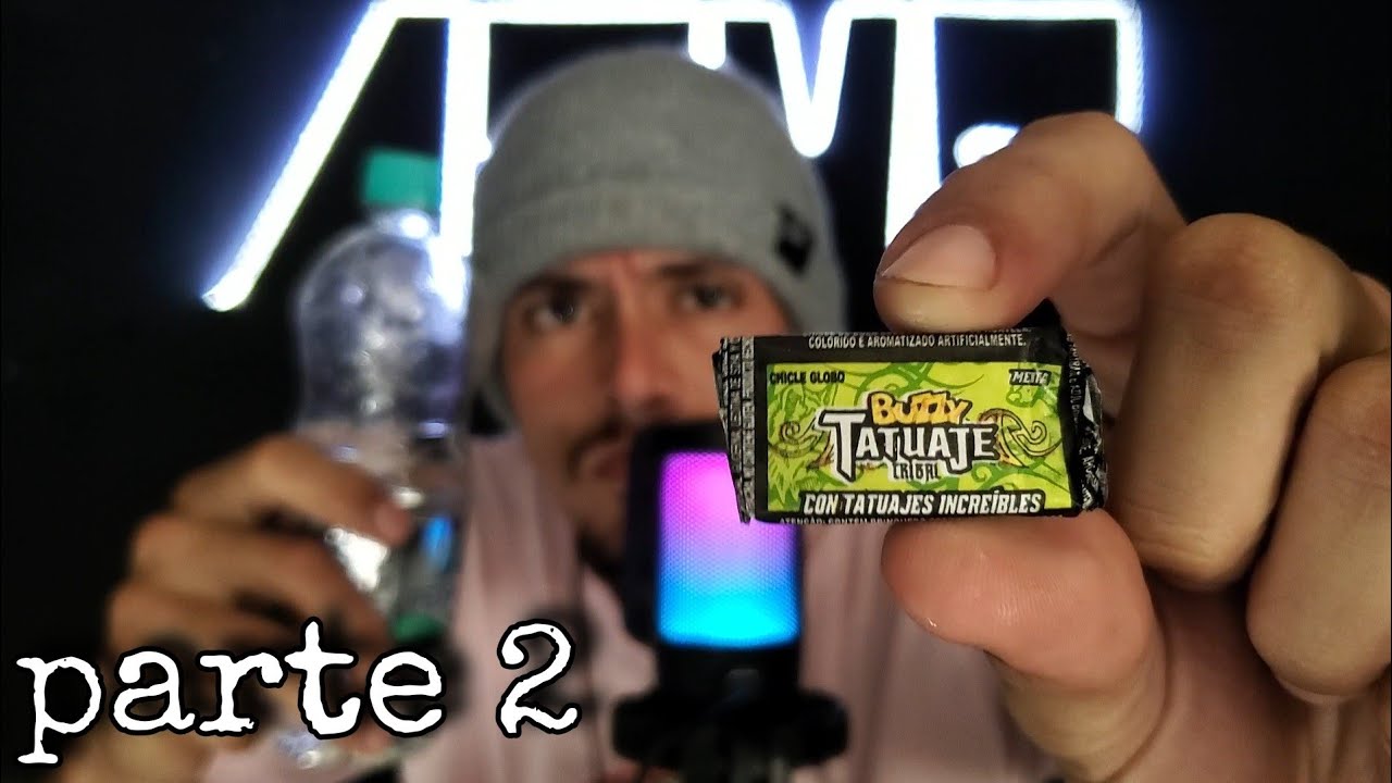 ASMR 🟢 Chiclete de TATOO (Sons de Mastigação)