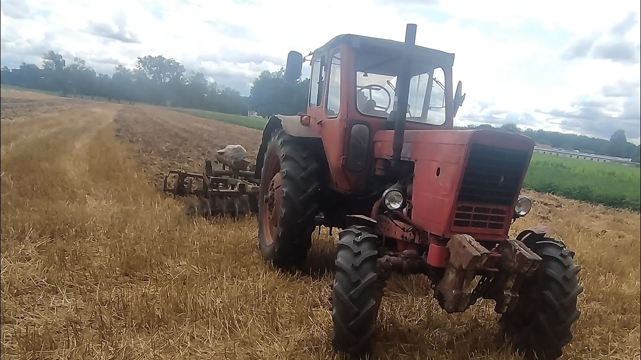 Gerste dreschen 2025/Stroh einfahren/Stoppelsturz mit MTS/Deutz/Ursus/Claas