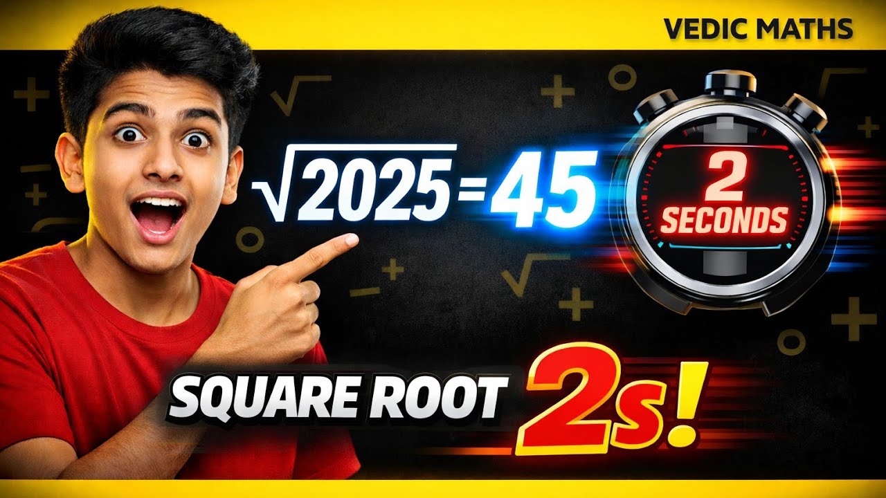 How to Find Square Root Very Fast | Smart Maths Trick | Vedic Maths | Subham sir | Skill Bharat 360