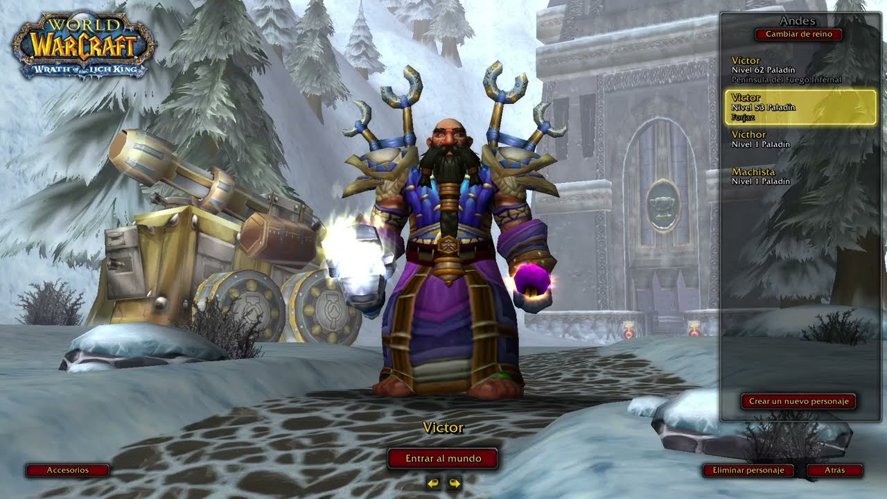 Paladín Reprensión, leveo, RDF - ROL ALEATORIO, WoW 3.3.5. Wow Patagonia. #9 Victor.