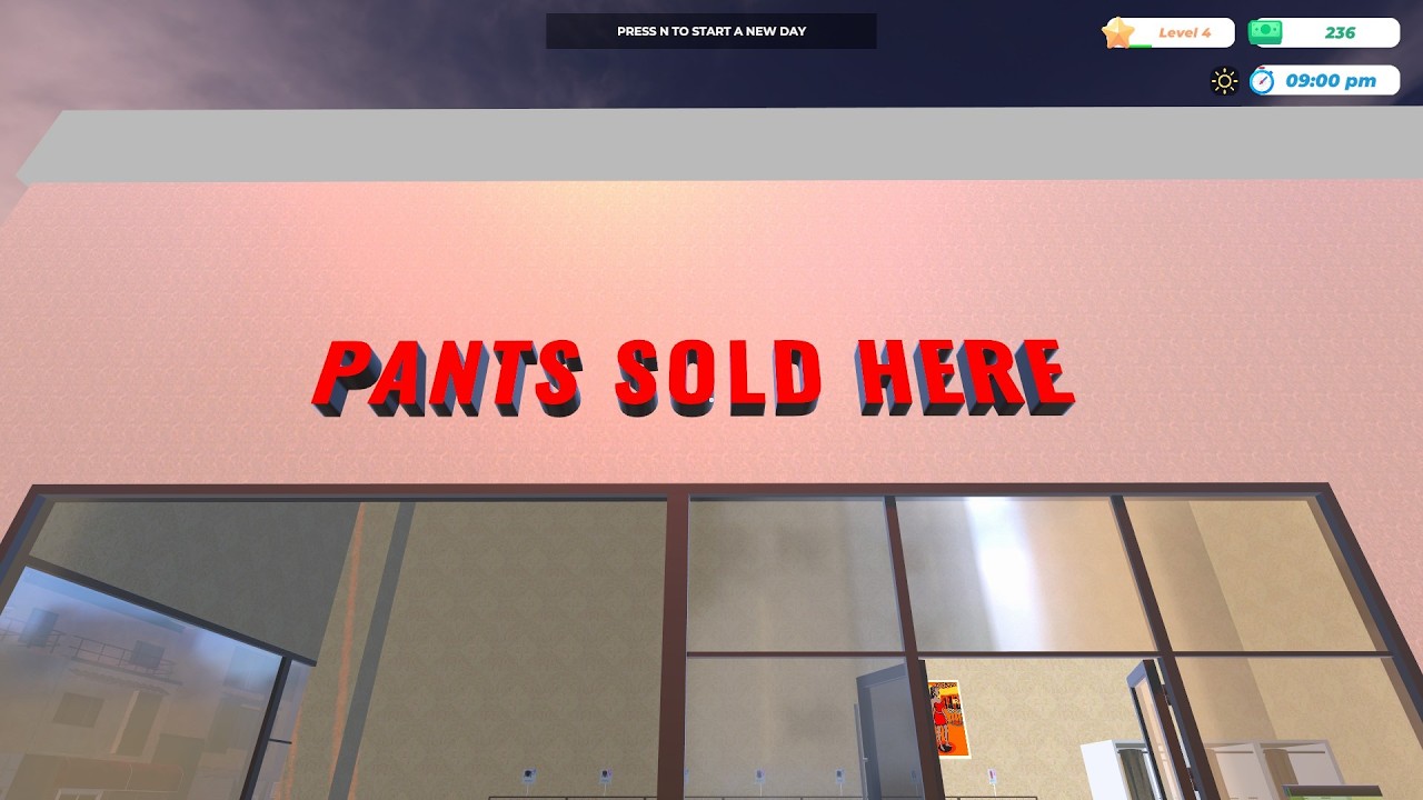 Clothing Store Simulator: Pants Sold Here