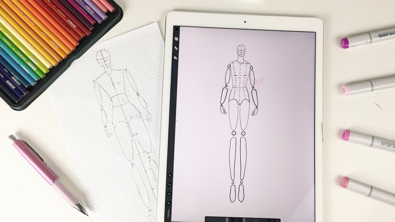 CÓMO DIBUJAR FIGURINES DE MODA (CURSO DE ILUSTRACION DE MODA Parte 1)