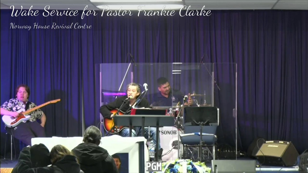 Pastor Frankie Wake service, Saturday night