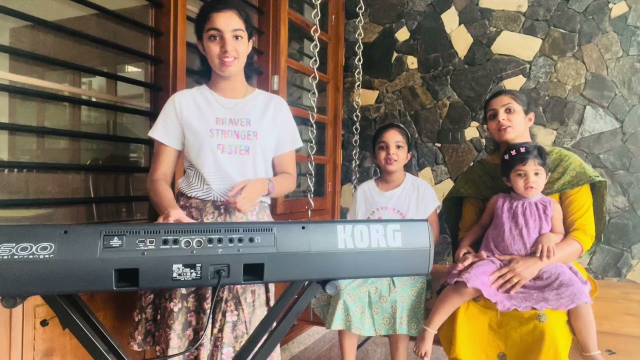 Meenavenalil cover song #motherdaughterduo