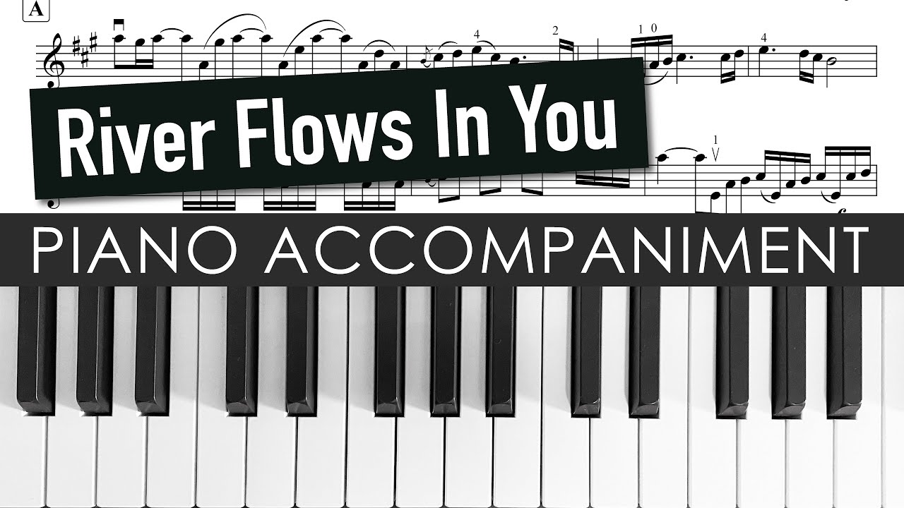 Yiruma: River Flows In You | Piano Accompaniment | Violin Sheet Music
