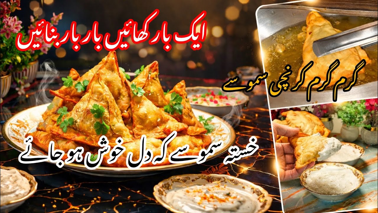 Crispy Samosa Recipe | Perfect Crunchy Samosas at Home  Easy Pakistani Street Food Recipe