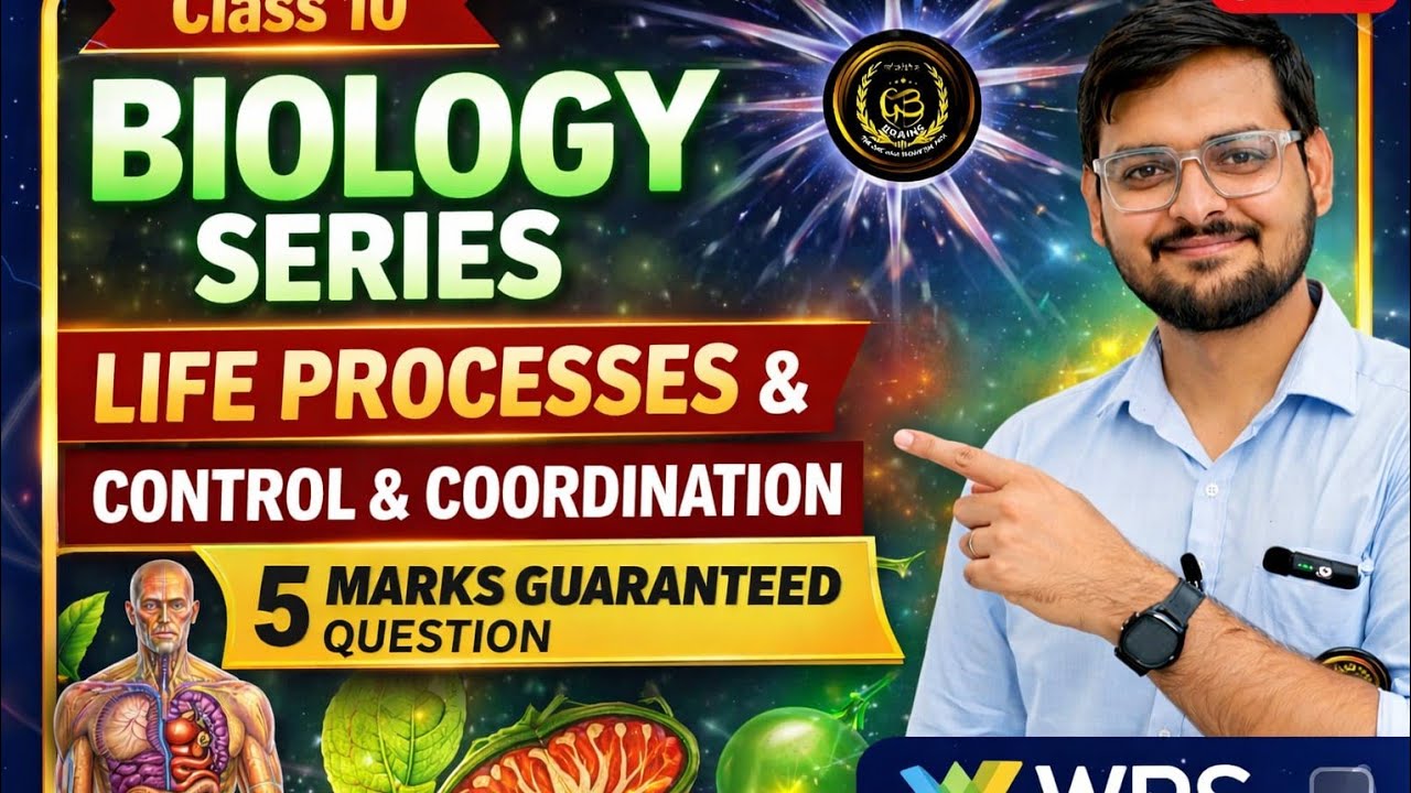 Control and Coordination 🔥 | 5 Marks Guaranteed Questions | Class 10 Science Boards 2026