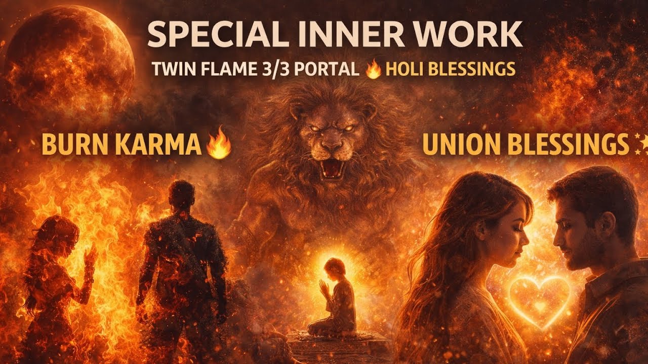 Twin Flame Special Inner Work 🔥 3/3 Portal + Holi Blessings for Union