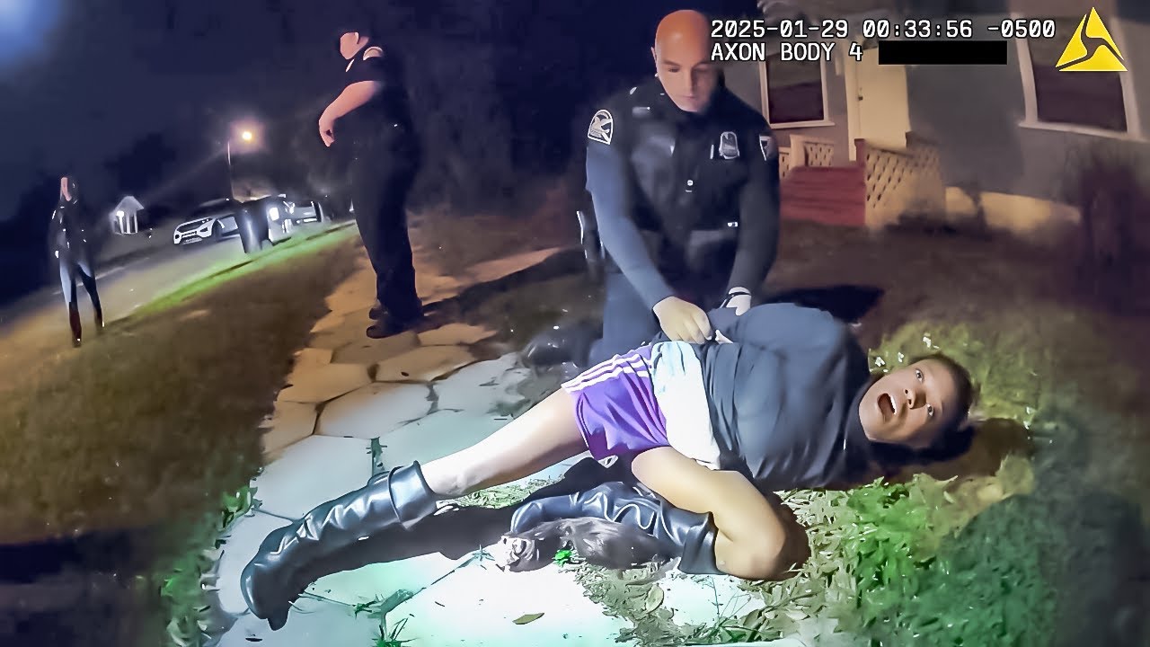 Woman Regrets Trying to Run From Police After Forceful Arrest