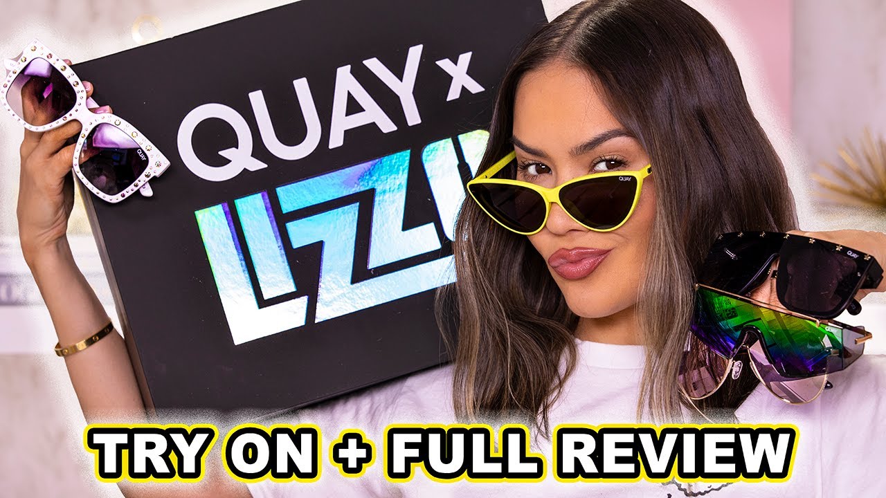 NEW** QUAY X LIZZO SUNGLASSES FULL COLLECTION REVIEW | Maryam Maquillage