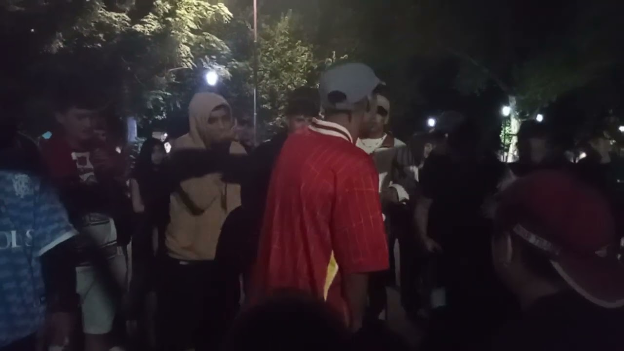 La periferia La Plata (Plaza Belgrano)  queco vs marcos basurero 