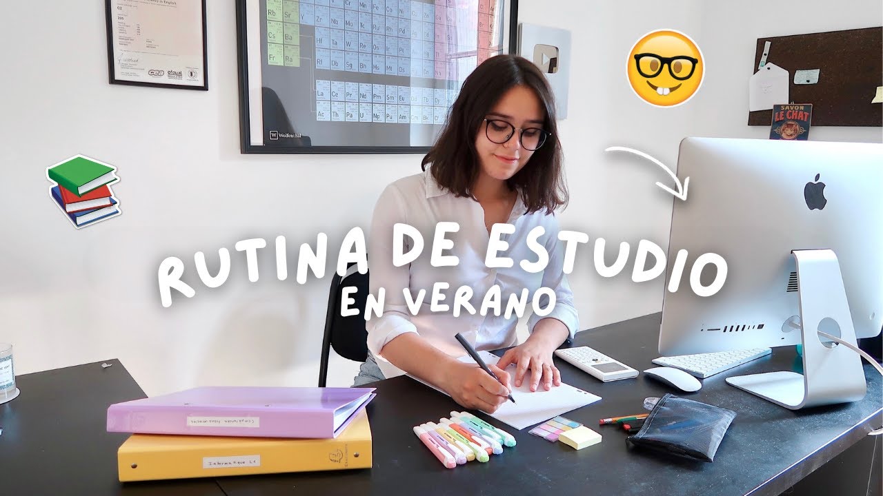 Mi Rutina de Estudio en Vacaciones de Verano + Preparación para la Universidad