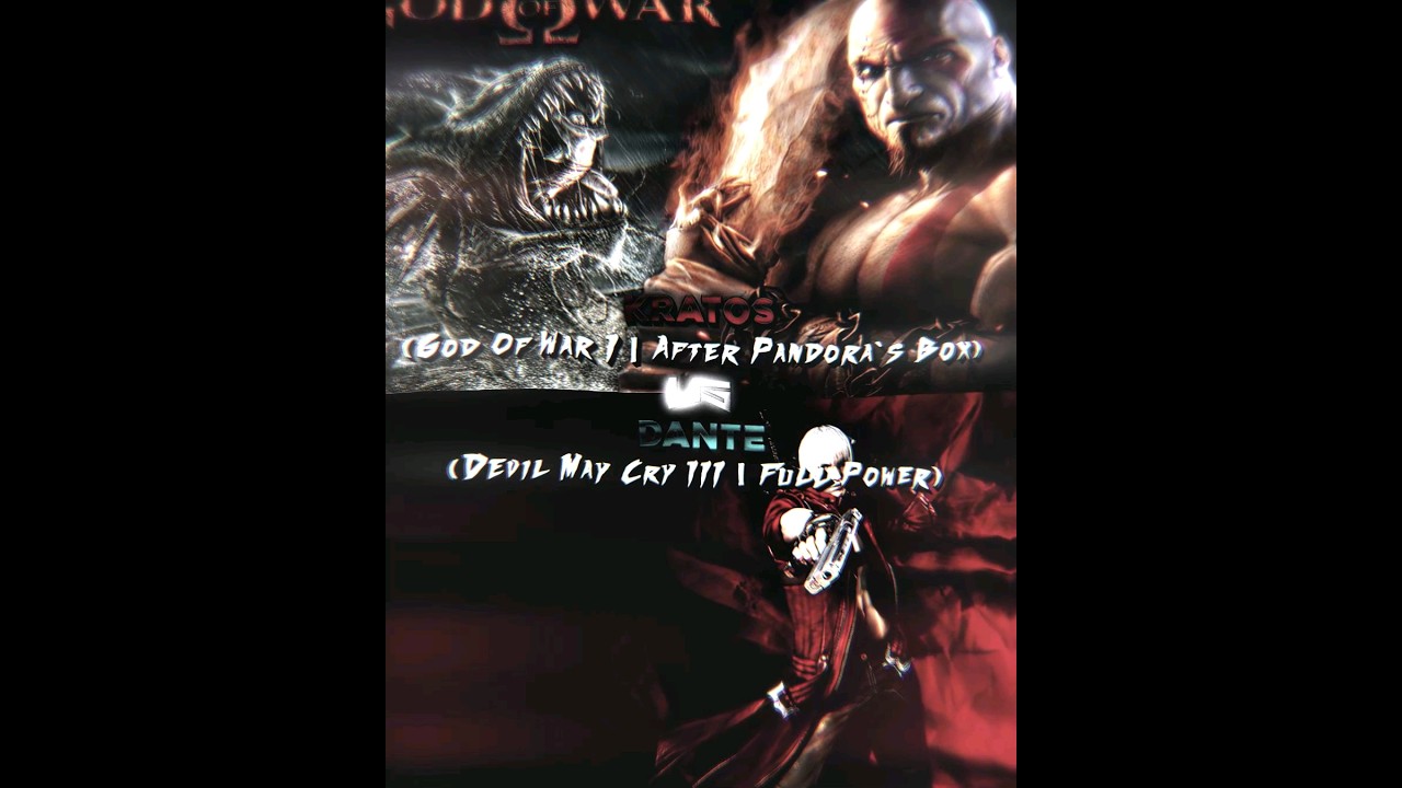 Kratos(Gow 1) Vs Dante(Dmc3) | Battle #shorts #godofwar #devilmaycry