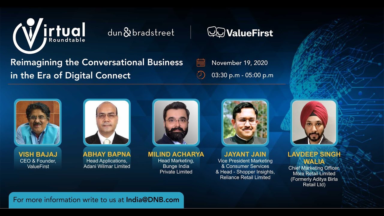 Virtual Roundtable - Reimagining the Conversational Business in the Era of Digital Connect