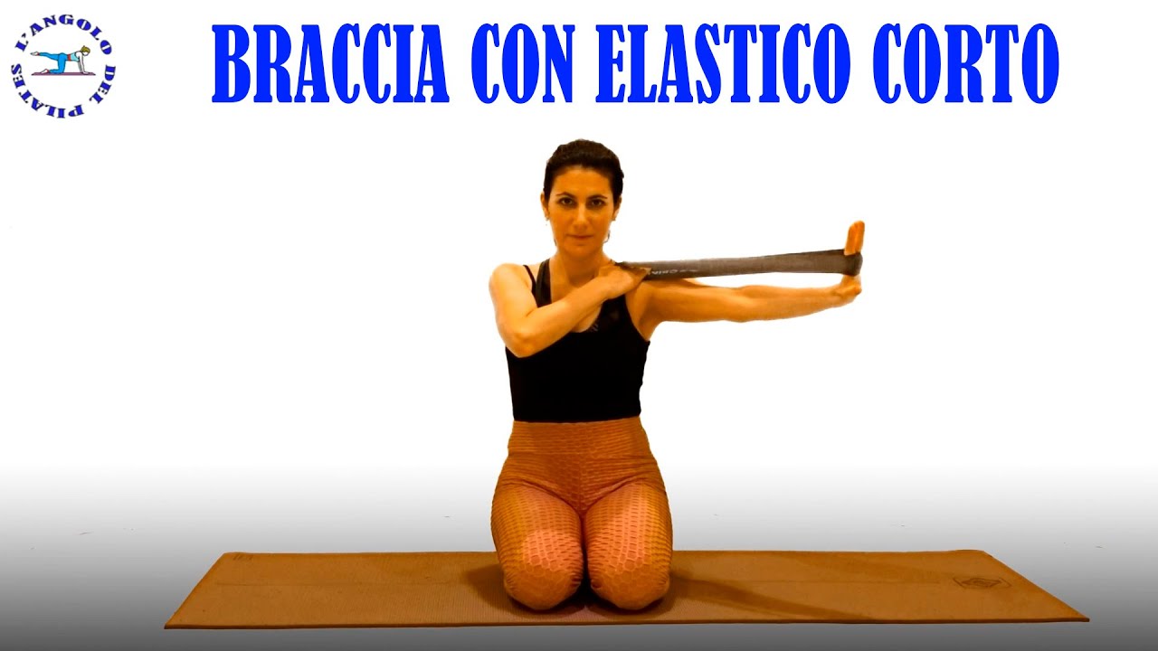 braccia con elastico corto #pilates