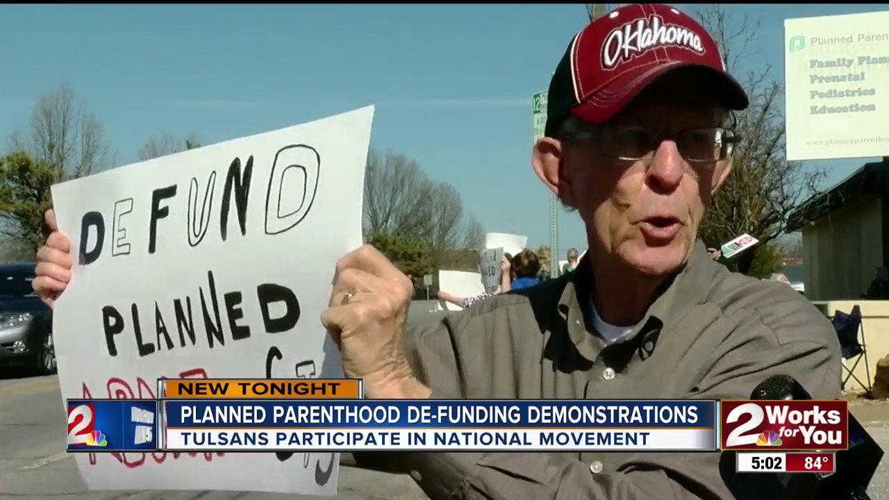 Tulsa residents participate in nationwide movement trying to de-fund Planned Parenthood