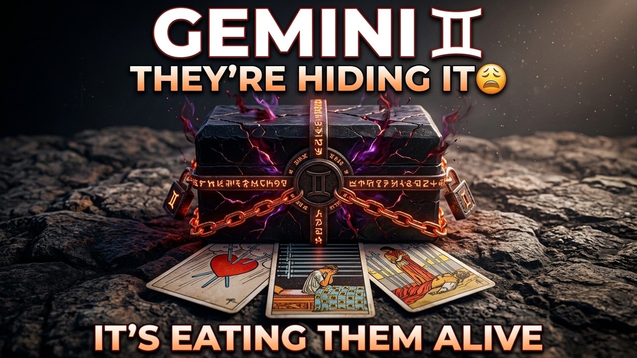 GEMINI♊They’re Hiding Their Pain… But It’s Eating Them Alive😩 #tarot