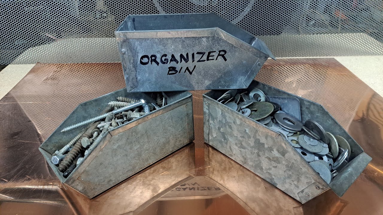 Sheet Metal is Fun! Organizer Bin!