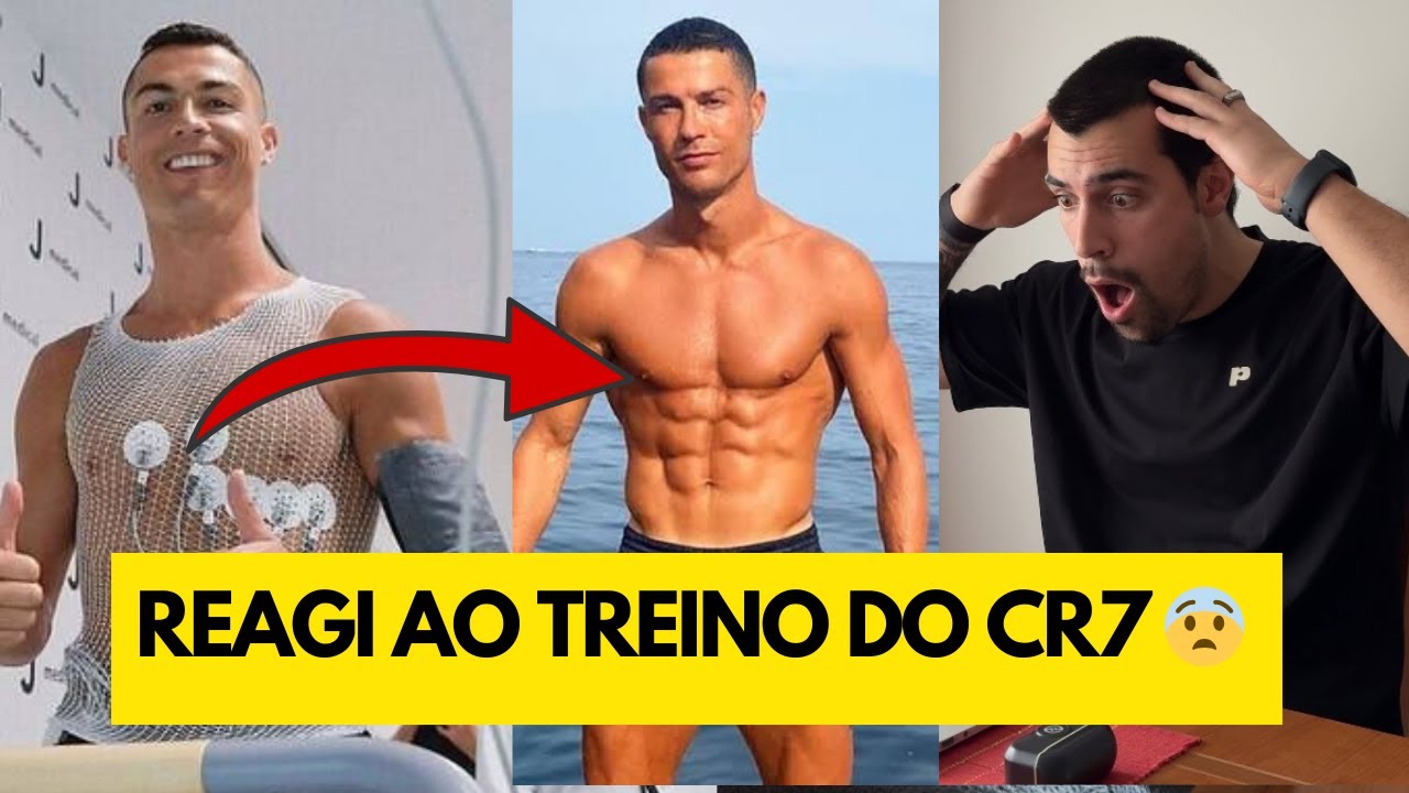 REAGI AO TREINO QUE DEIXA O CR7 EM FORMA !