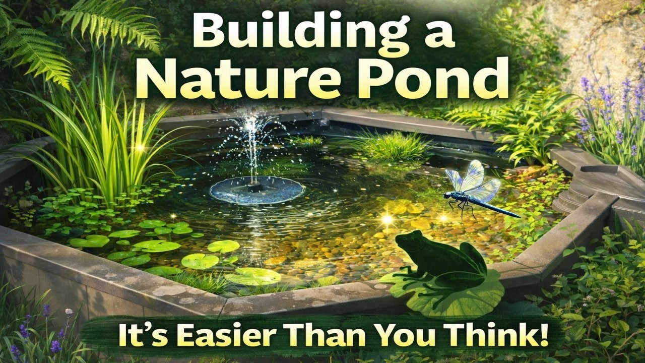 Building A Nature Pond - It's Easy! Blagdon No Dig Nature Pool