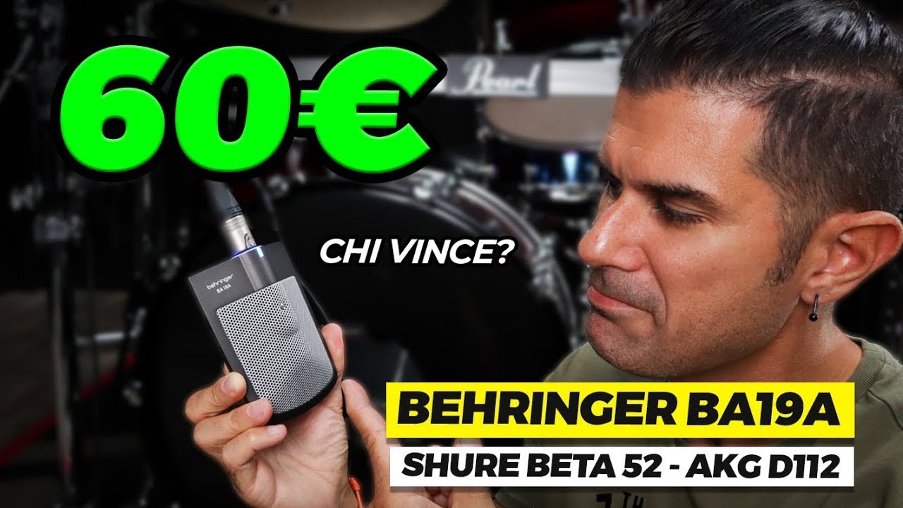 Che BOMBA questo microfono da 60€ (Behringer BA19)