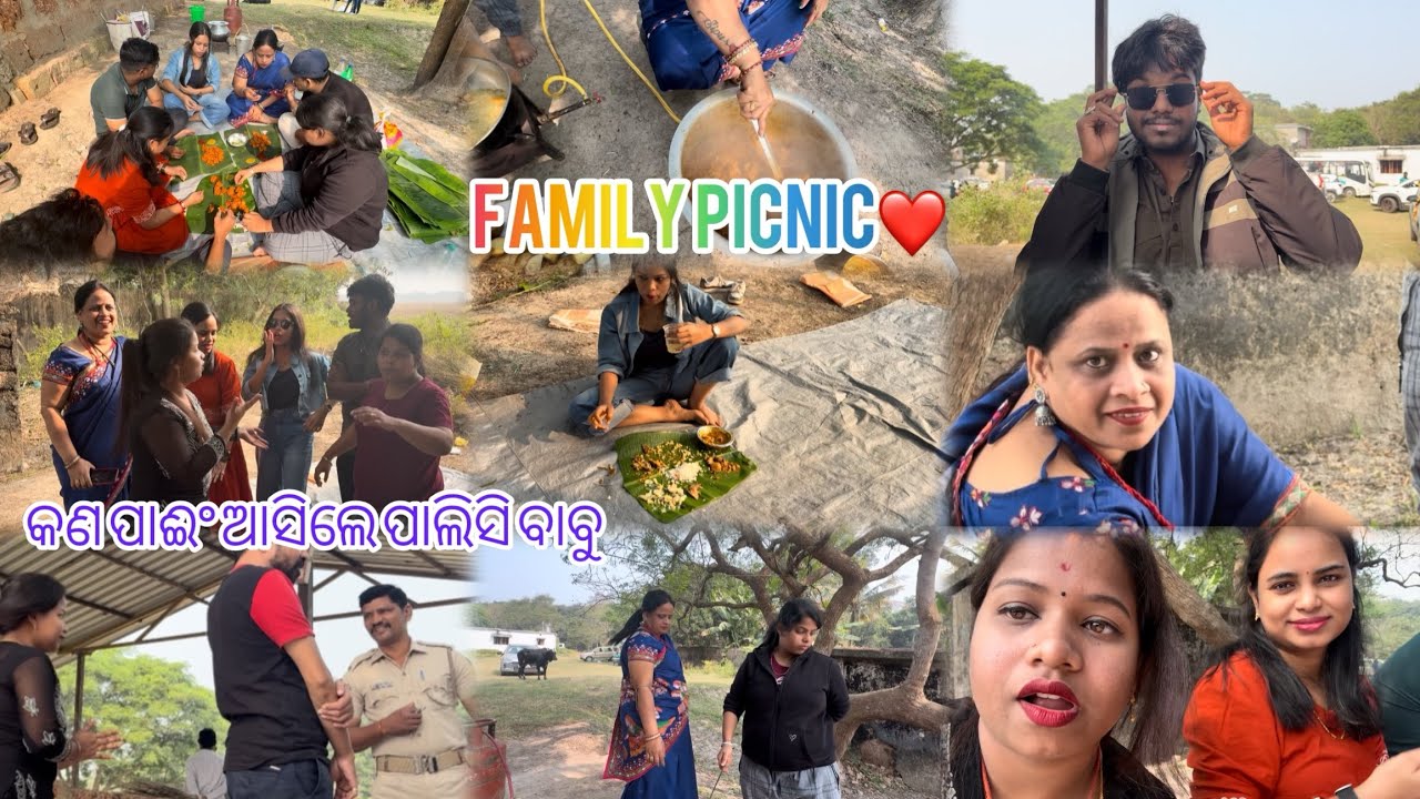 Family Picnic❤️/ କଣ ପାଇଂ ଆସିଲେ ପୋଲିସି ବାବୁ?……