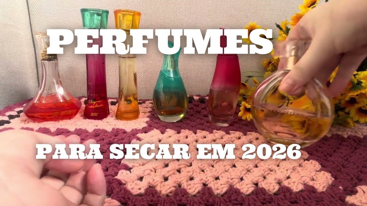 SEPAREI ALGUNS PERFUMES PARA SECAR |PROJETO SECA FRASCOS PERFUMES 2026