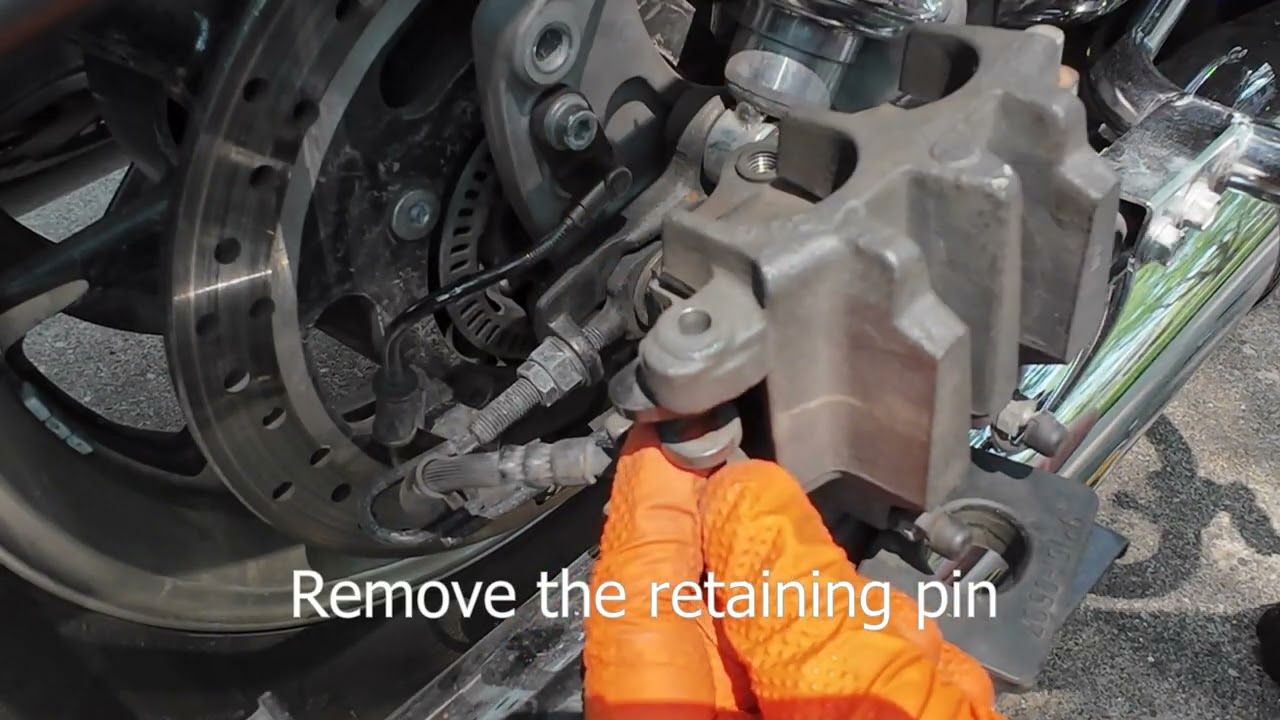Kawasaki Vulcan Voyager vn1700 - Rear Brake Pad Replacement