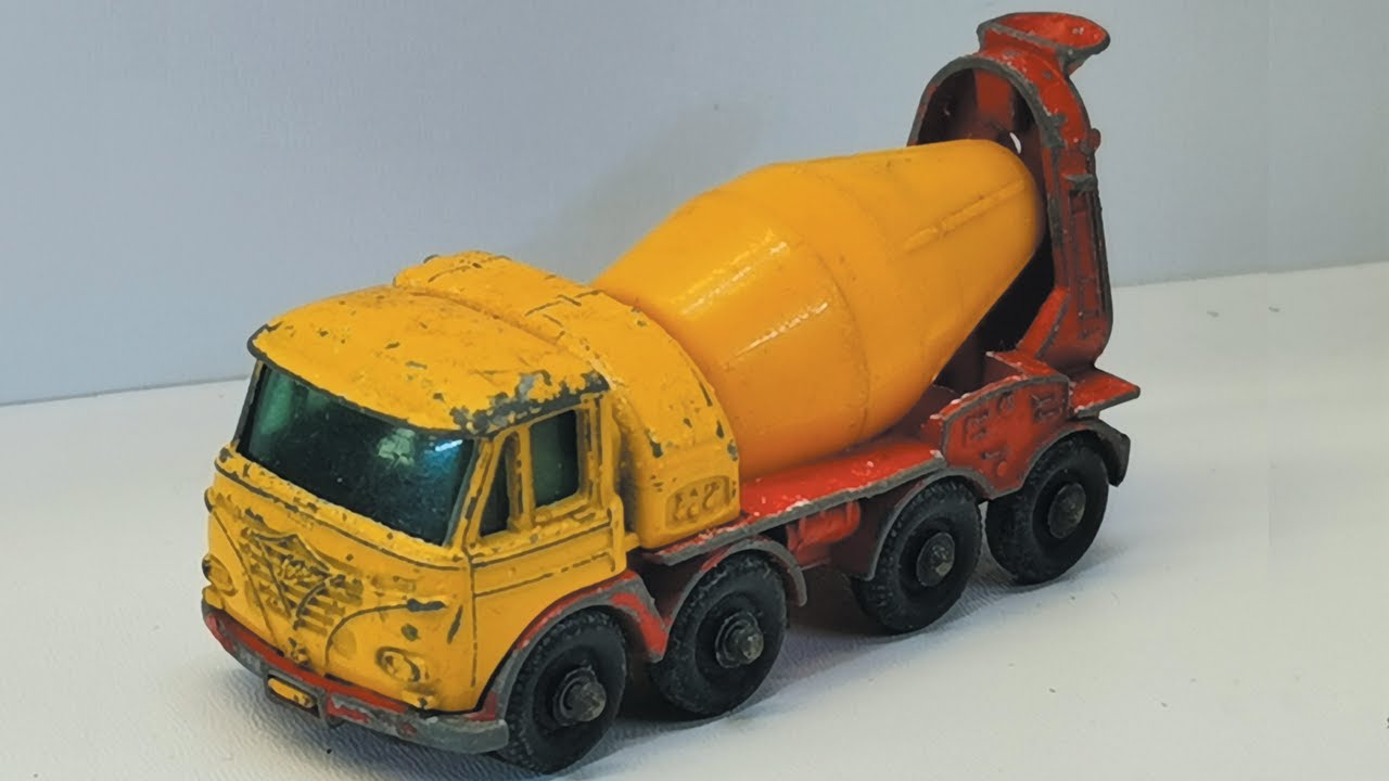 Matchbox  Реконструкция бетоновоза Foden № 21. Литая машина, ремонт.