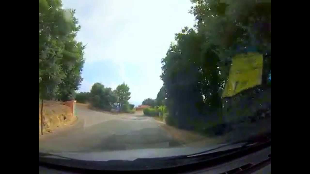 Argentario discesa di Torre di Cala Piccola fino all'hotel dalla Via Panoramica car webcam