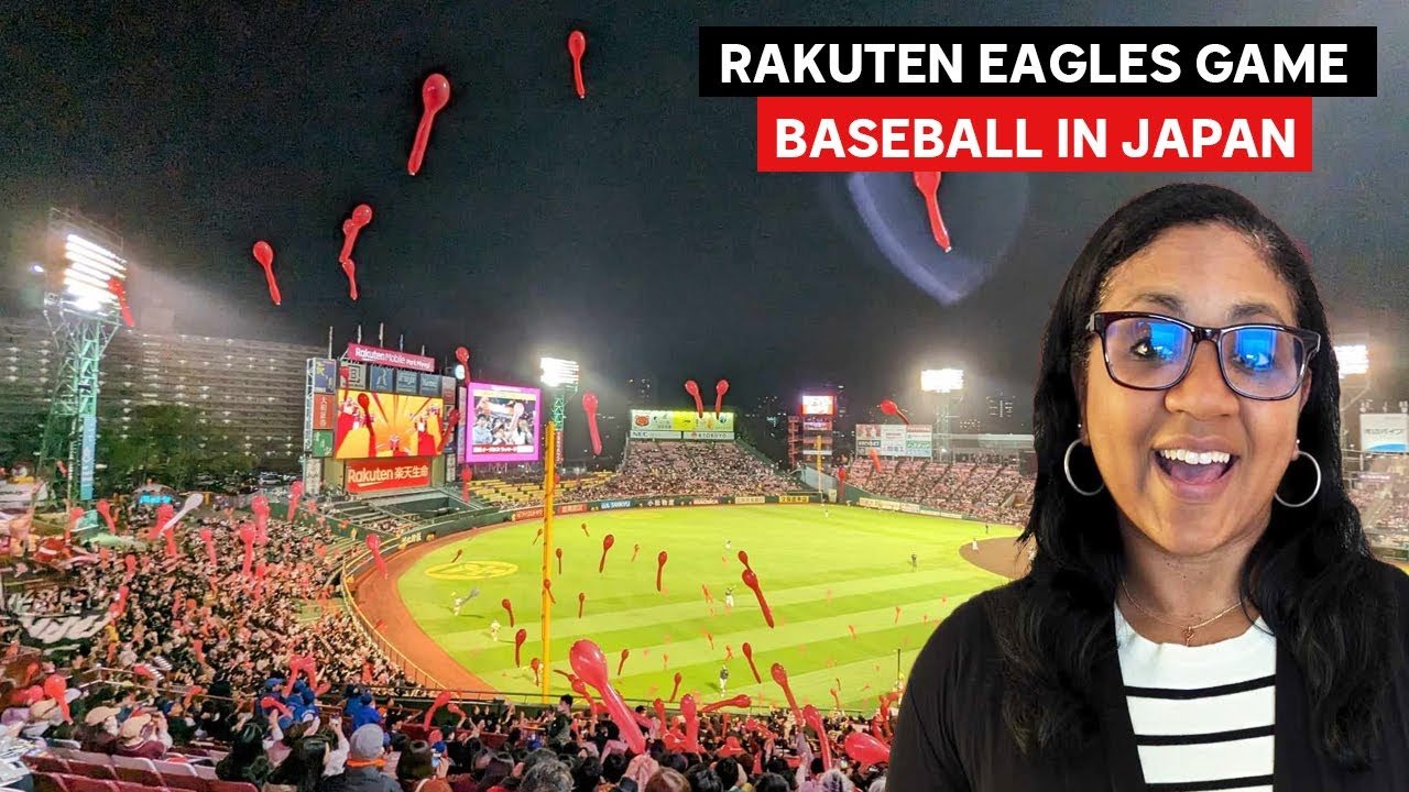 Tohoku Rakuten Golden Eagles Baseball Game Sendai Japan