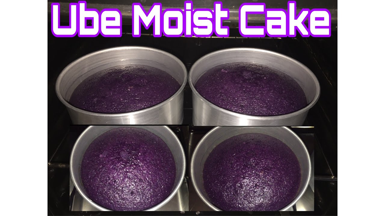 Super Moist Ube Cake Recipe