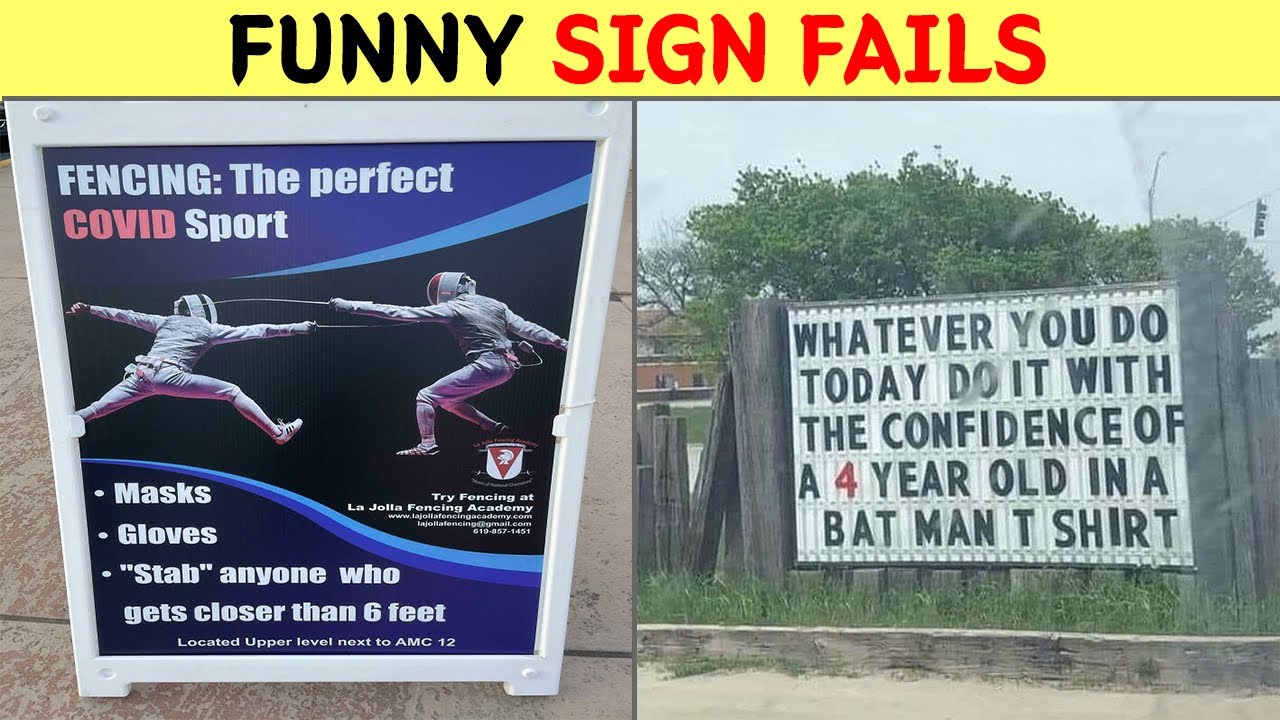 50 Clever And Funny Signs