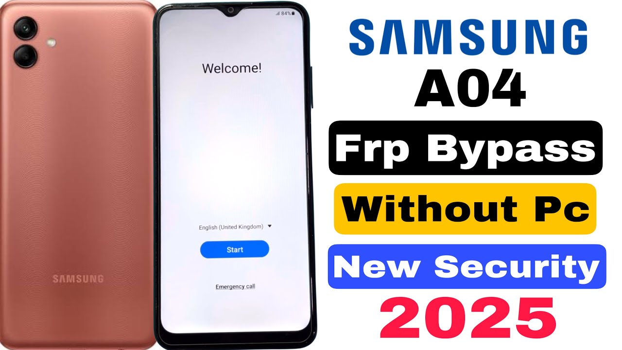 Samsung A04 Frp Bypass | Without Pc | Google Account Lock Unlock - New Security Update 2025