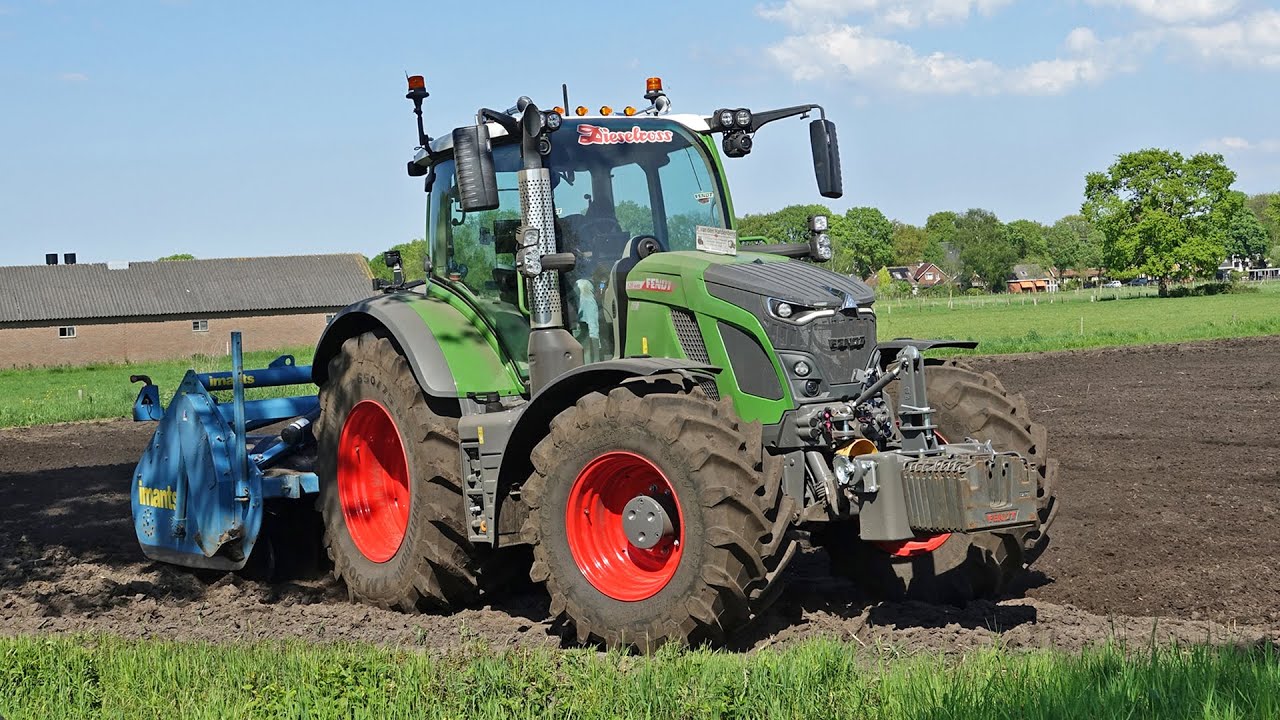 Spading | Fendt 620 + Imants | P. van den Hardenberg | 2025