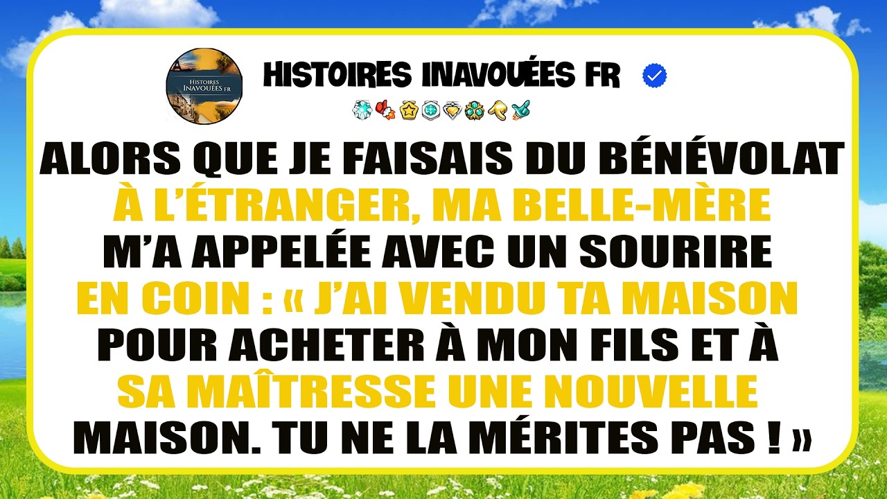 Ma Belle-mère A Secrètement Vendu Ma Maison Pendant Mon Absence, Mais Elle N’en Avait Aucune Idée…