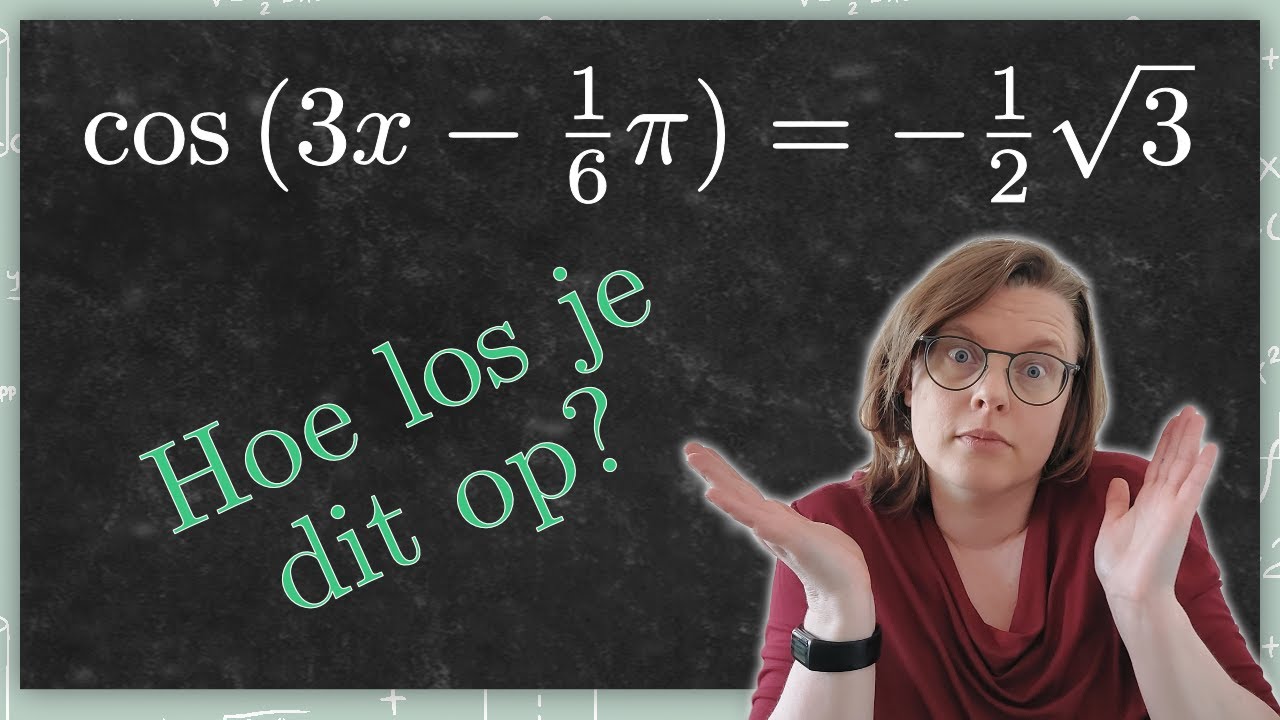 Goniometrische Vergelijking Oplossen | havo wiskunde b | vwo wiskunde b