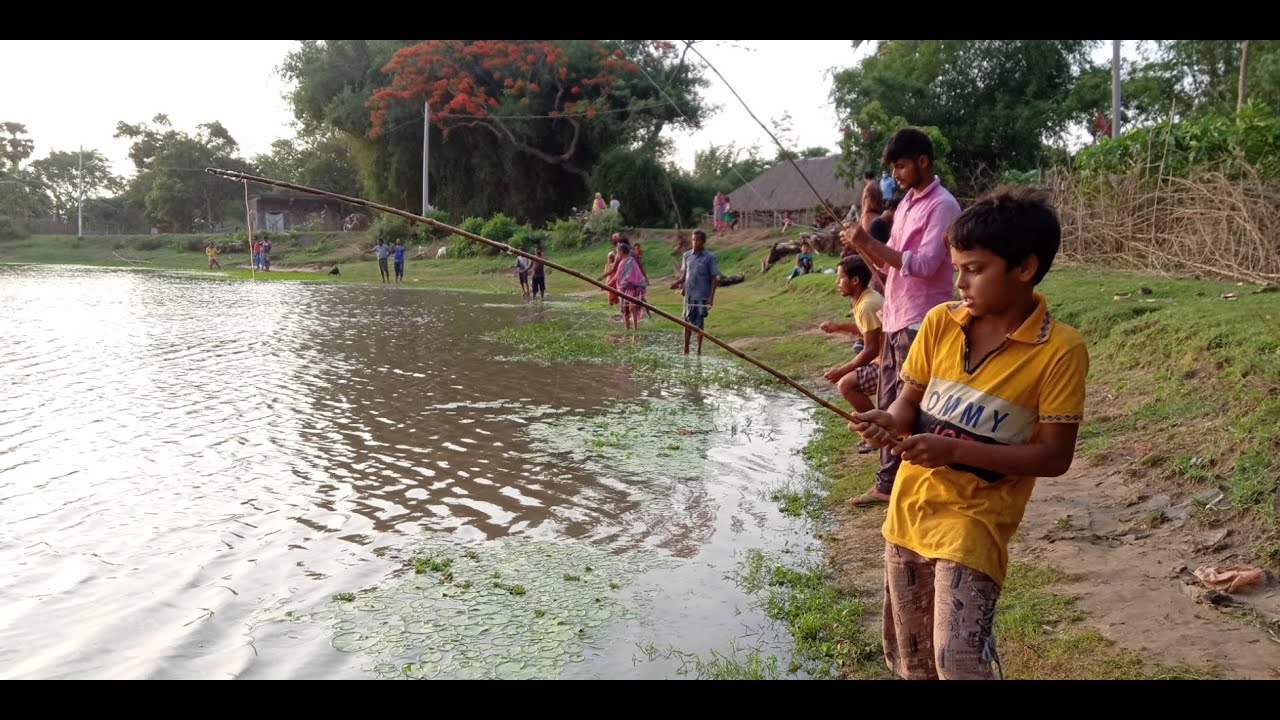 Amazing Fishing Video Hook Fishing-Traditional Hook Fishing Desi Fishing A1 (Part-2)