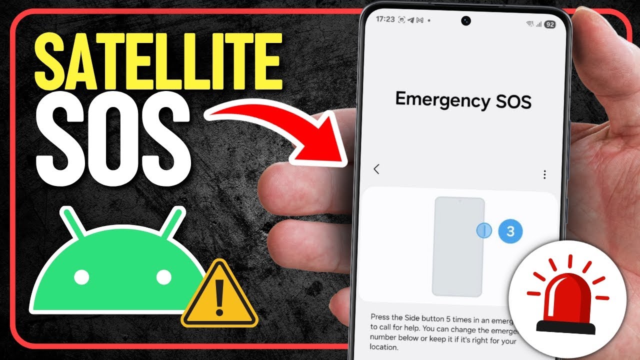No Signal? Send SOS via Android Satellite Emergency Feature!