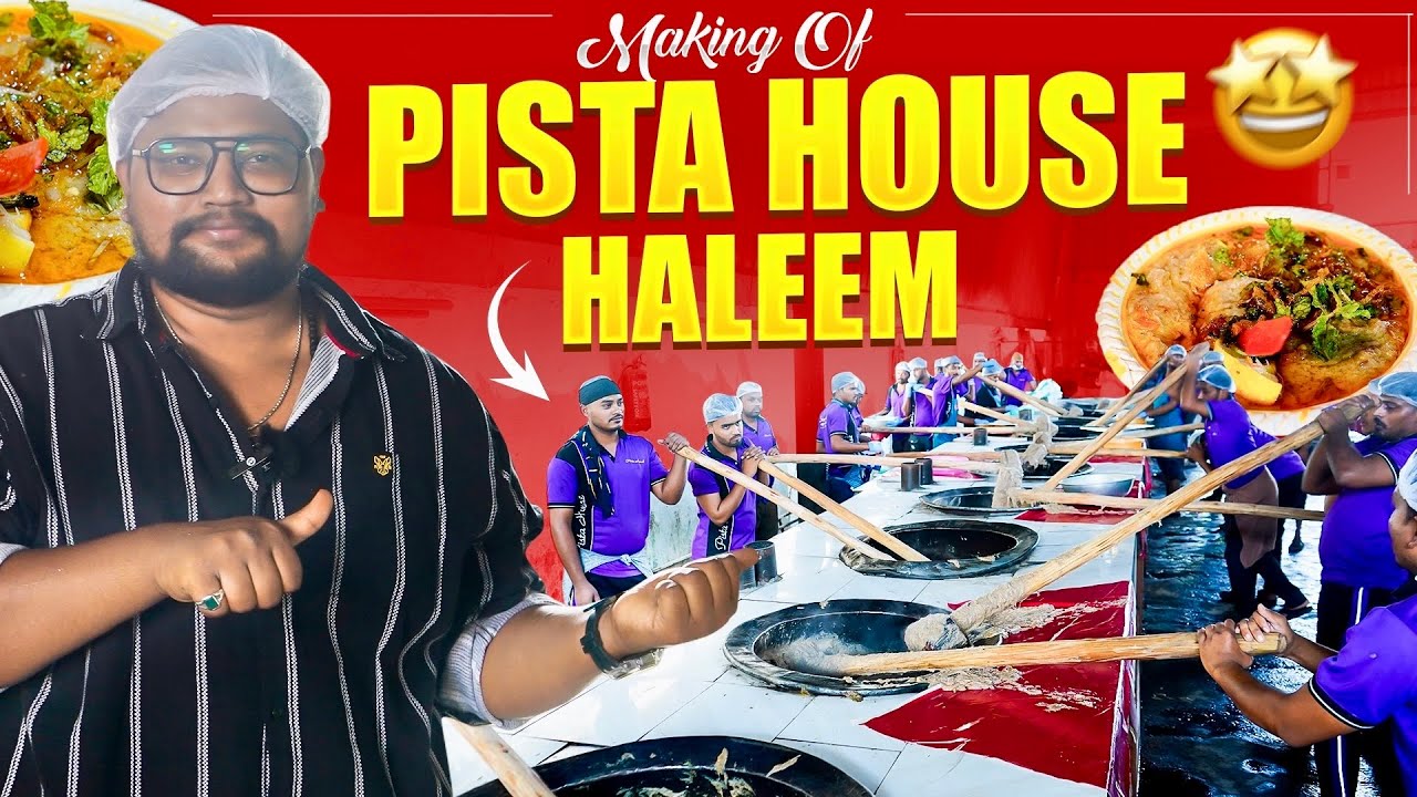 Secret Behind World Famous Haleem | ft. Pista house | THINNARA BABU