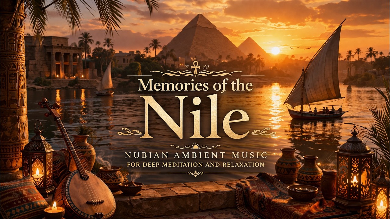 Memories of the Nile | Desert Dusk 🌅 Nubian Ambient Music & Simsimiyya Lyre for Deep Meditation