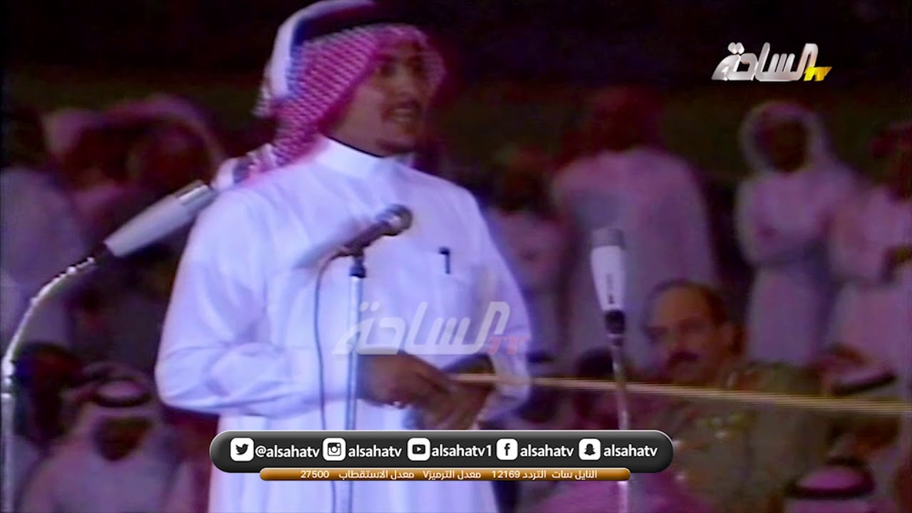 محاوره قويه بين الشاعران مستور العصيمي والشاعر فيصل الرياحي رحمه الله في مهرجان المغتره