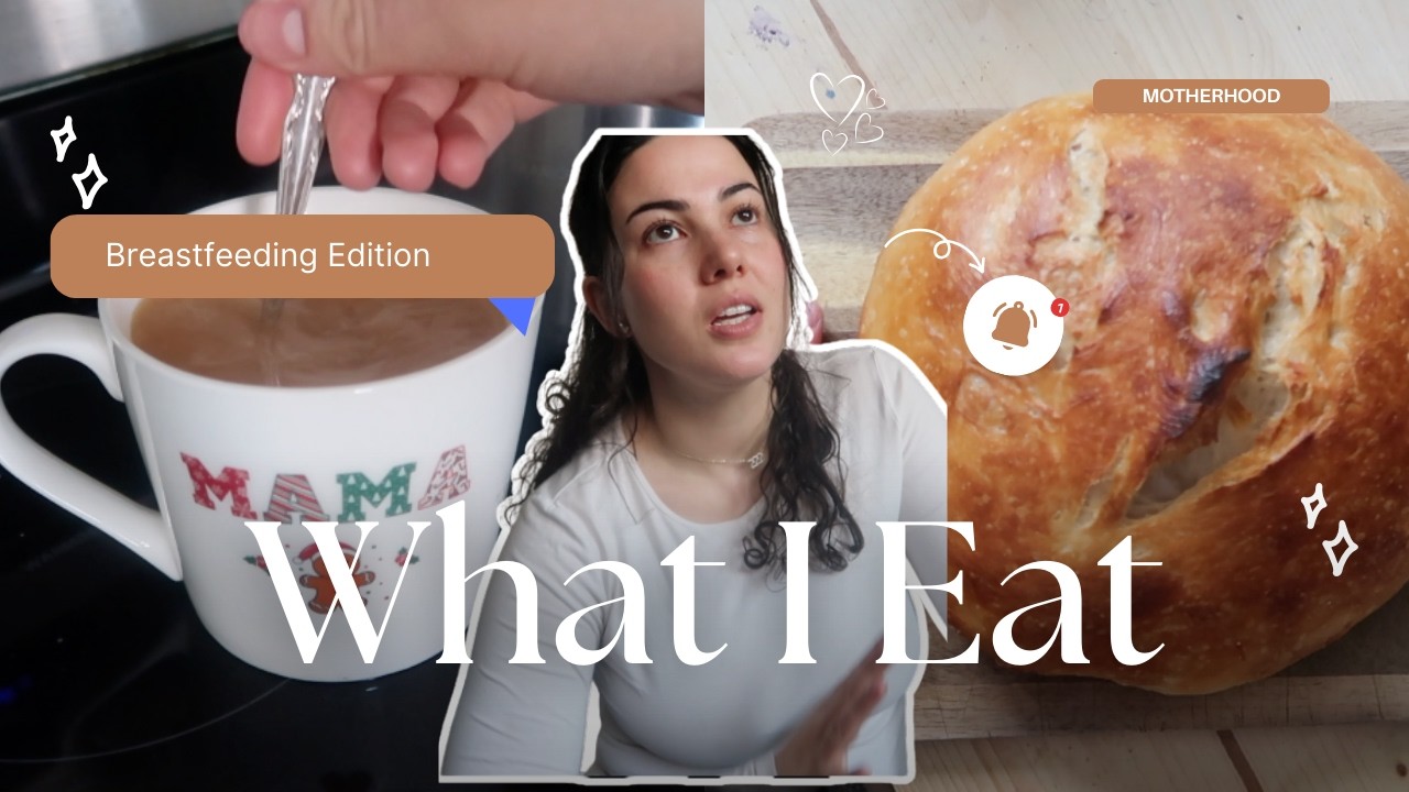 What I Eat In A Day as a Breastfeeding Mom *REALISTIC*