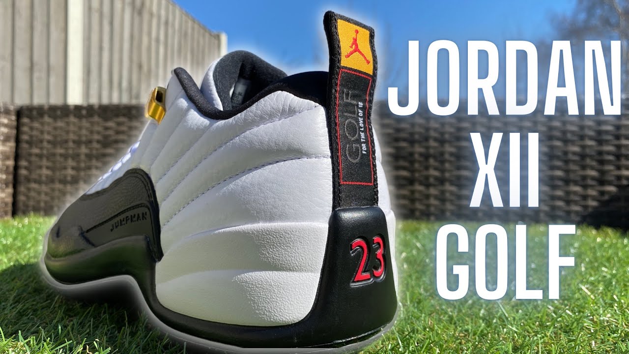 JORDAN 12 LOW GOLF SHOES - 'TAXI' - LETS TAKE A CLOSER LOOK