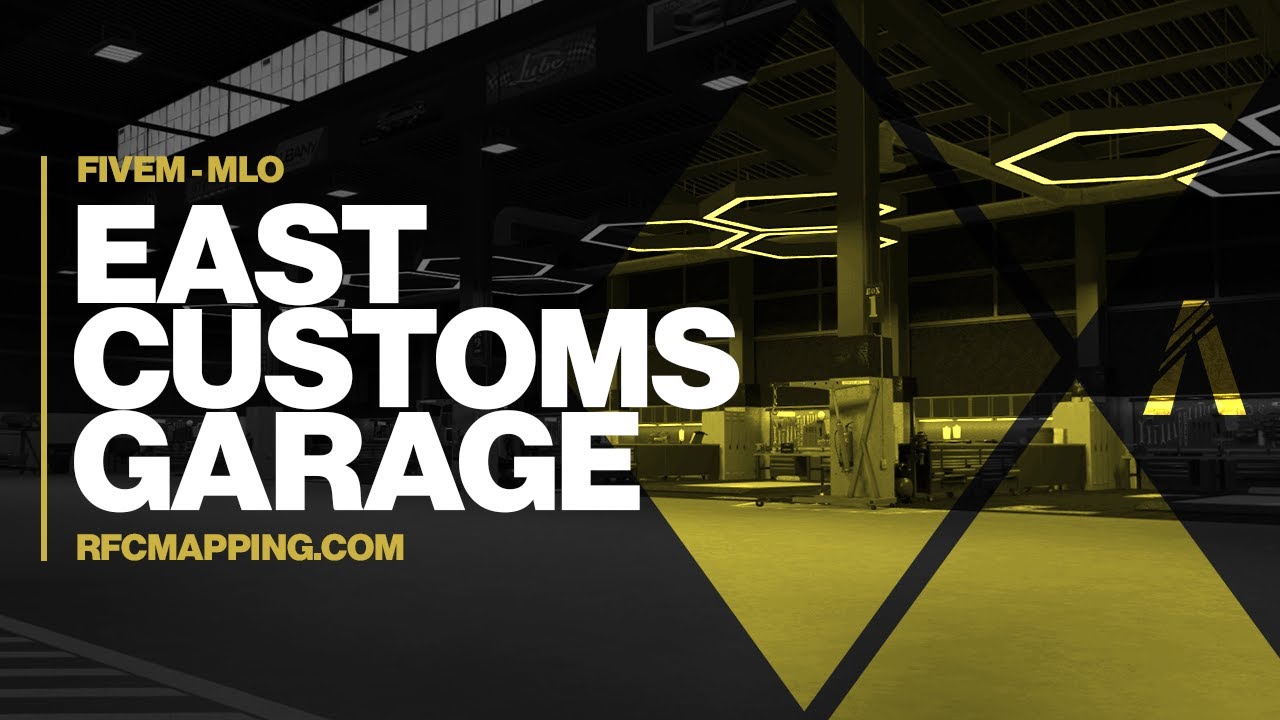 FiveM MLO - East Customs Garage (Car Workshop, Tuner Shop)