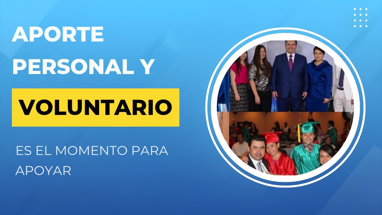 ES EL MOMENTO DE APOYAR - VOLUNTARIAMENTE -