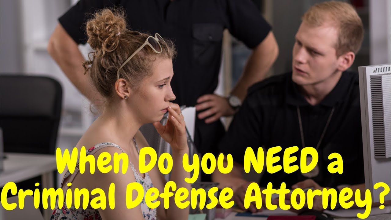 When do you need to call a Criminal Defense Attorney? #Lawyer #Attorney