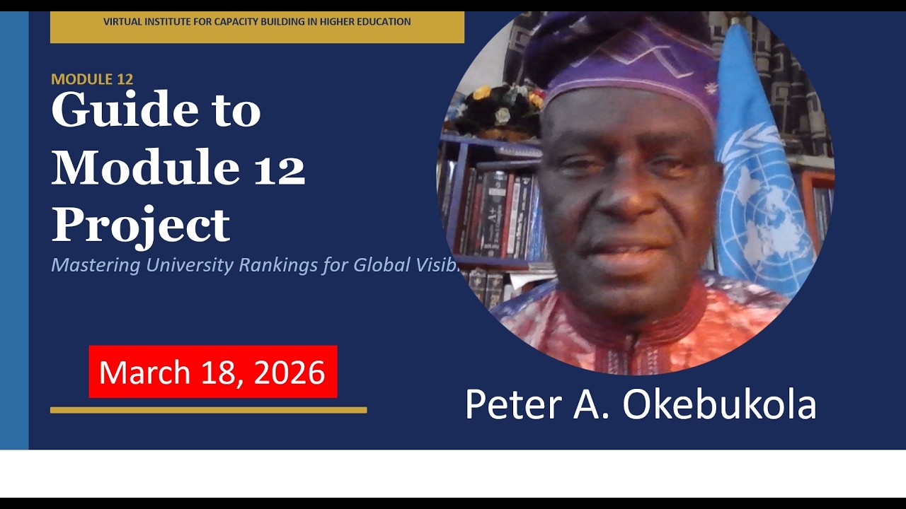 Video Guide for Module 12 Project on Setting Up Ranking Website by Peter A, Okebukola